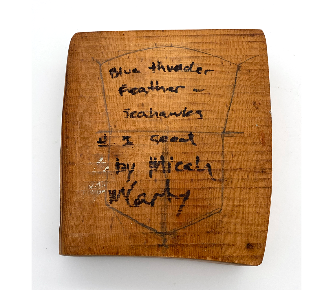 Blue Thunder Feather (Seahawks) - Micah McCarty